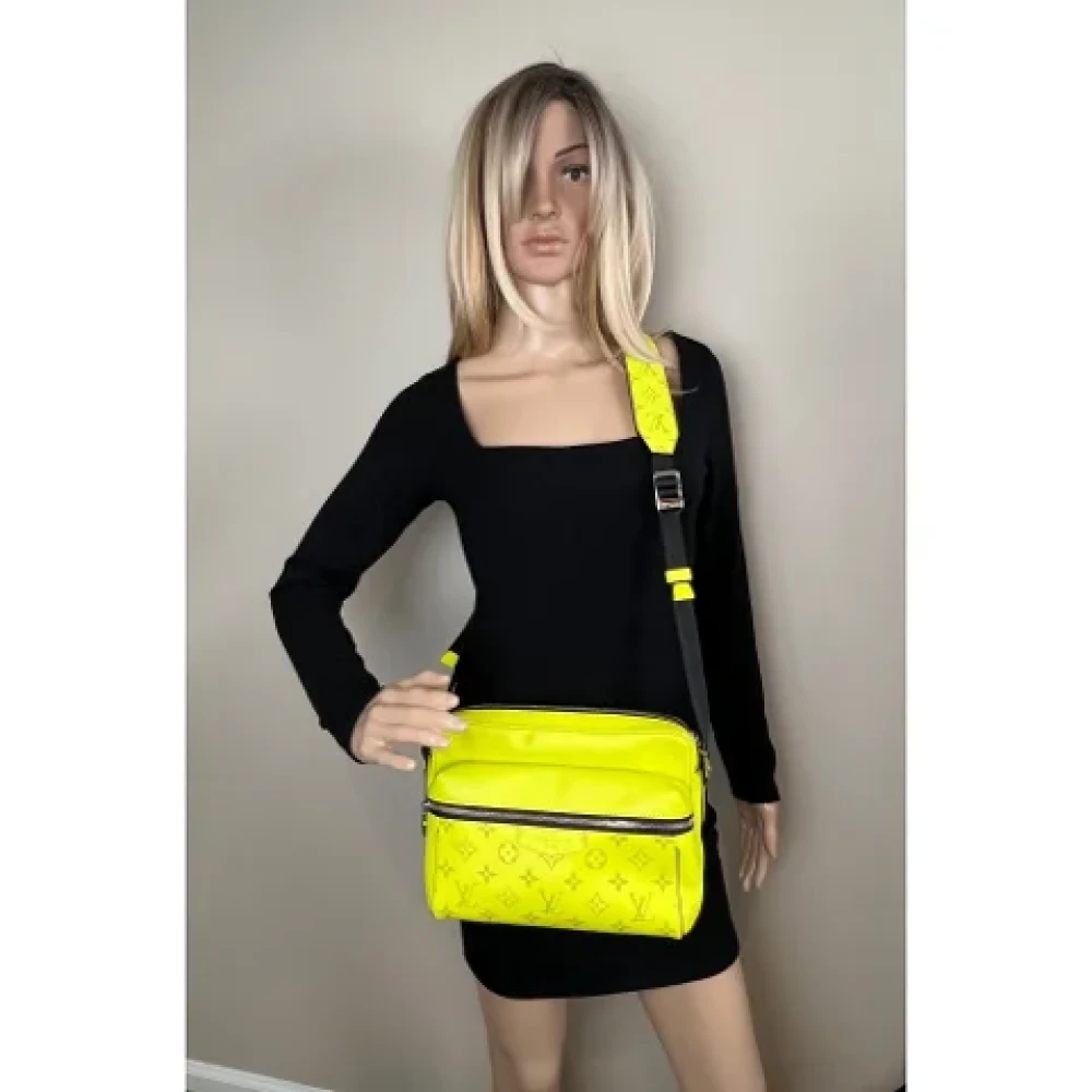 Louis Vuitton Vintage Pre-owned Canvas crossbody-bags Yellow Dames