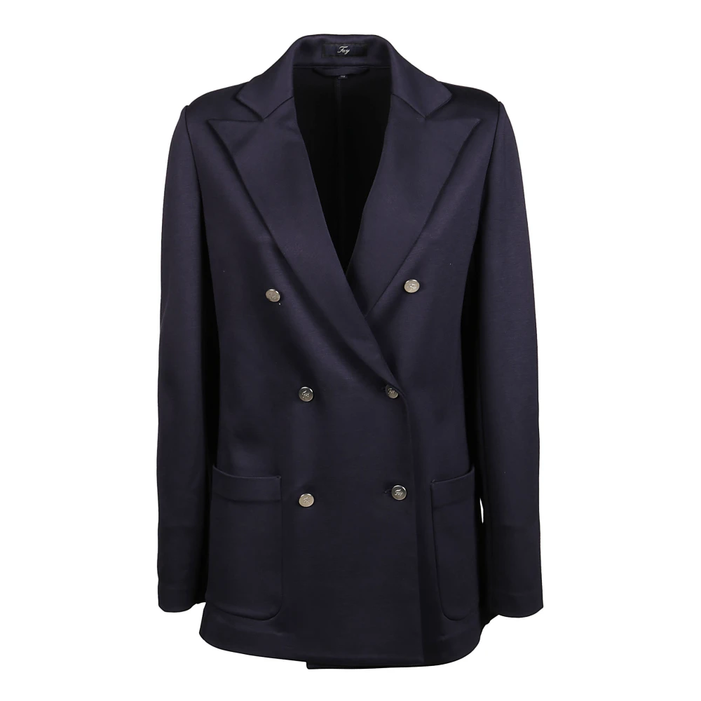 Fay - Coats > Trench Coats - Blue - Fay - Modalova