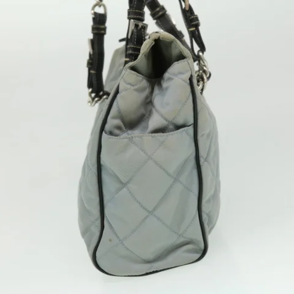 Prada Vintage Pre-owned Nylon prada-bags Blue Dames