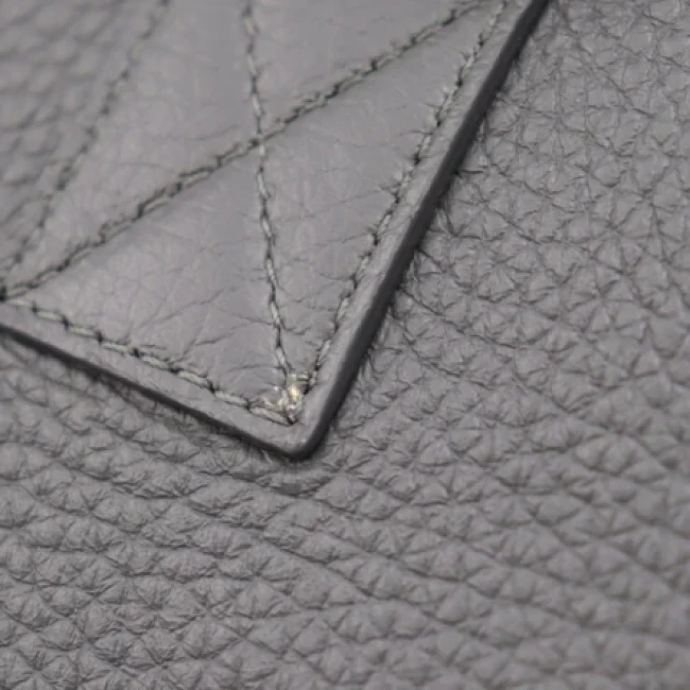 Bottega Veneta Vintage Pre-owned Leather backpacks Gray Dames