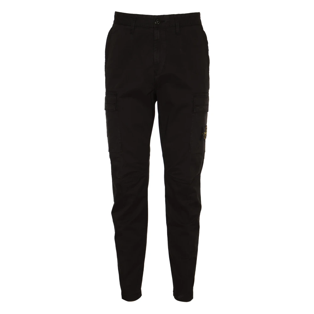 Stone Island Svarta Sweatpants Black, Herr