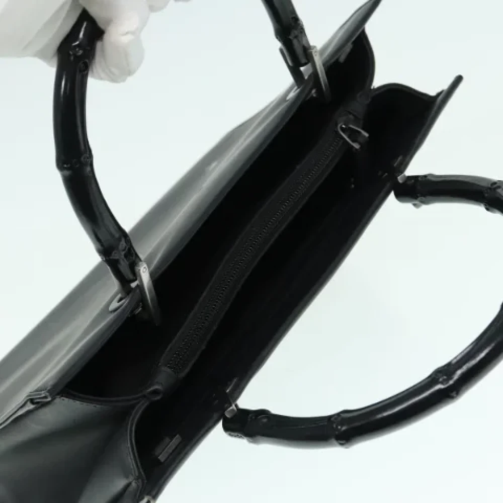 Gucci Vintage Pre-owned Leather handbags Black Dames