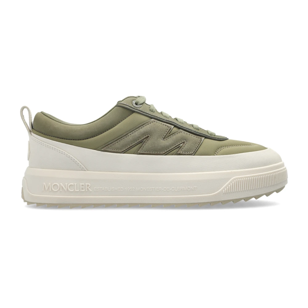 Moncler Sportschoenen met logo Heren Schoenen Groen