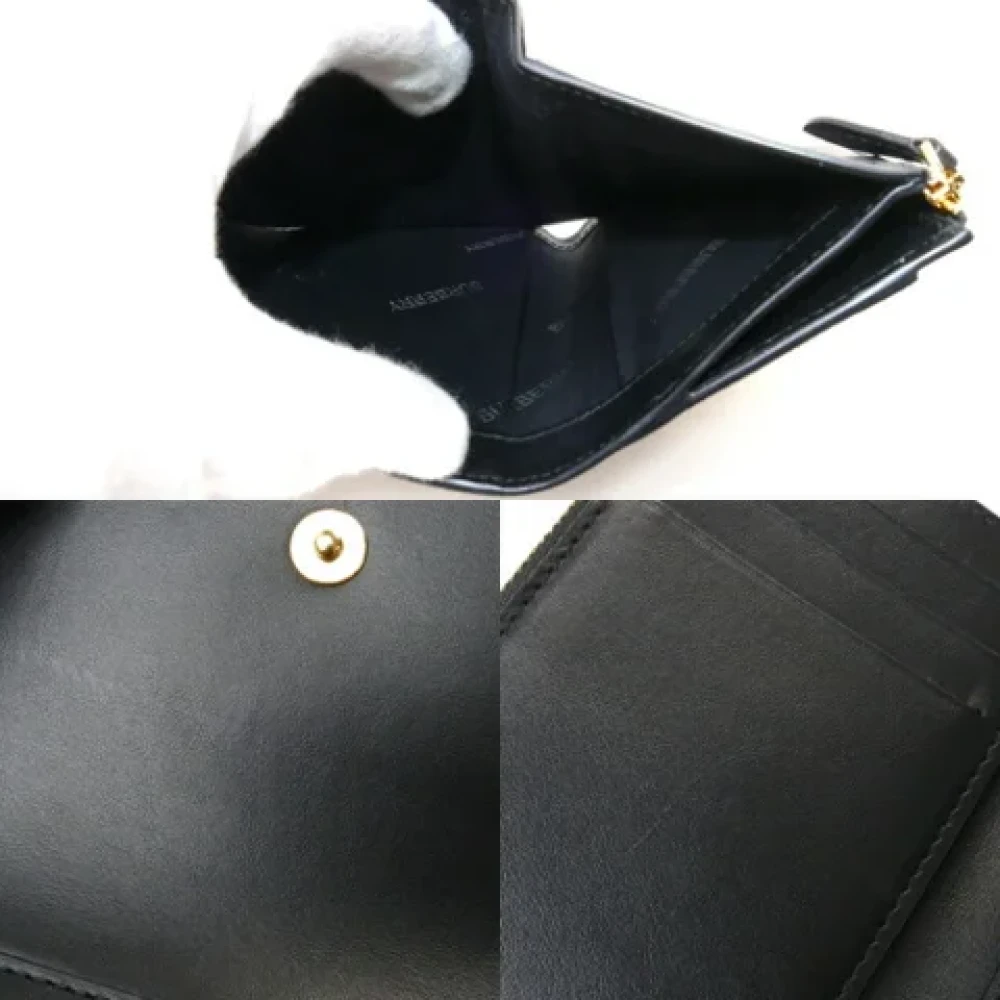 Burberry Vintage Pre-owned Leather wallets Beige Dames