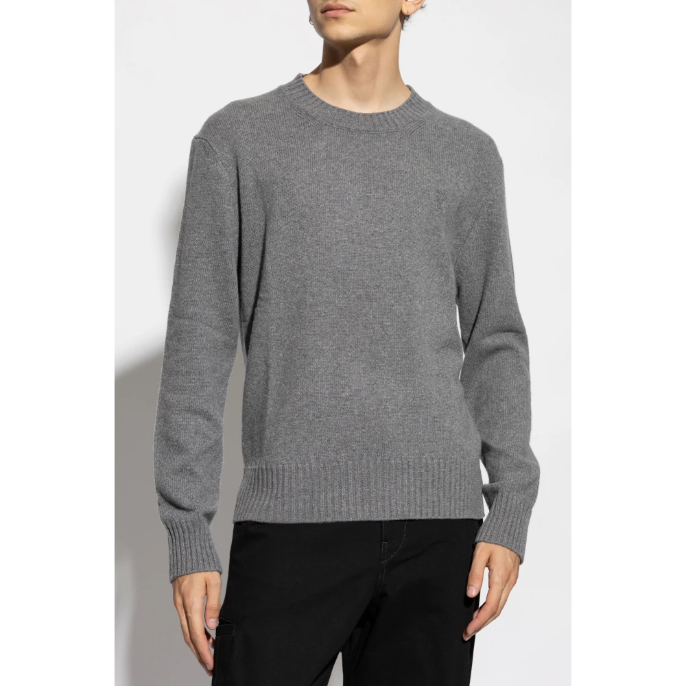 Ami Paris Kasjmier trui Gray Heren