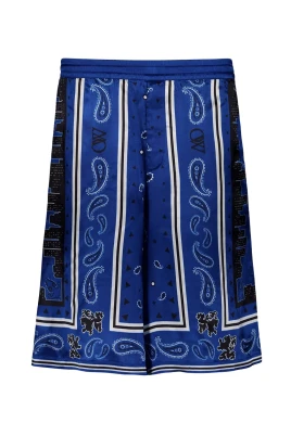 Paisley Print Streetwear Shorts