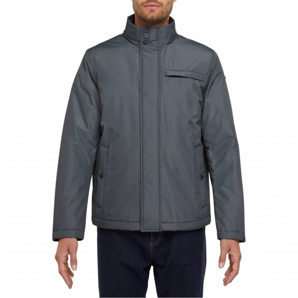 Geox Stijlvolle Winterjas voor Mannen Gray Heren