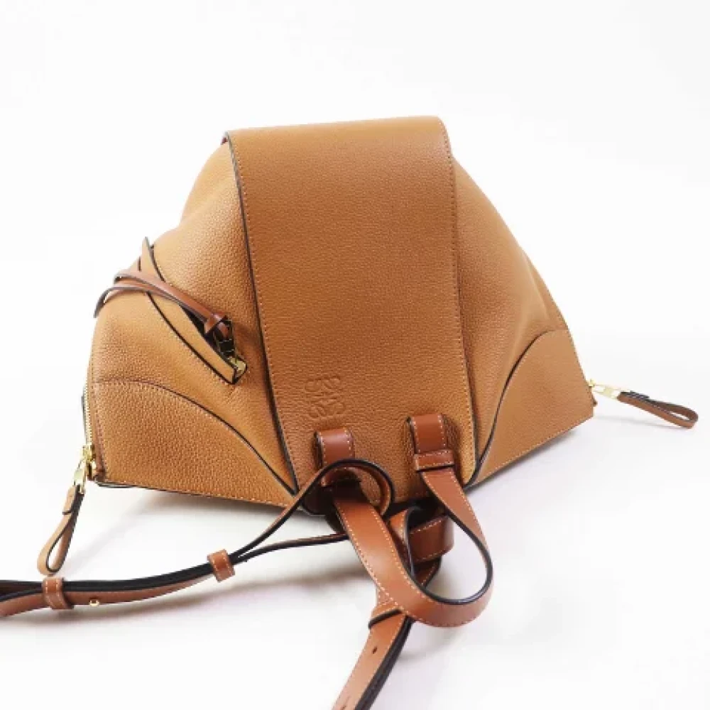 Loewe Pre-owned Leather handbags Brown Dames