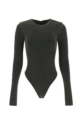 Svart Bodysuit