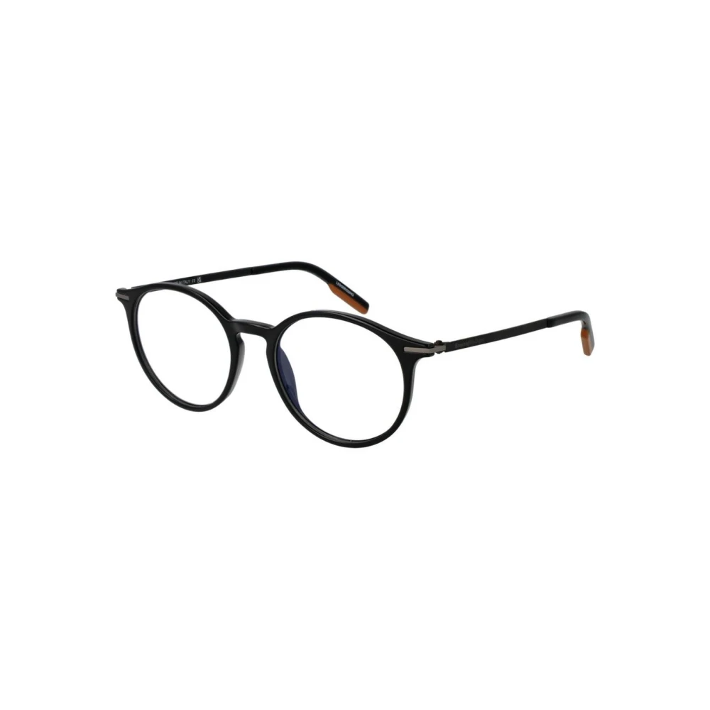Zegna Unisex Black Optical Frames - Glasses - One Size - Accessories