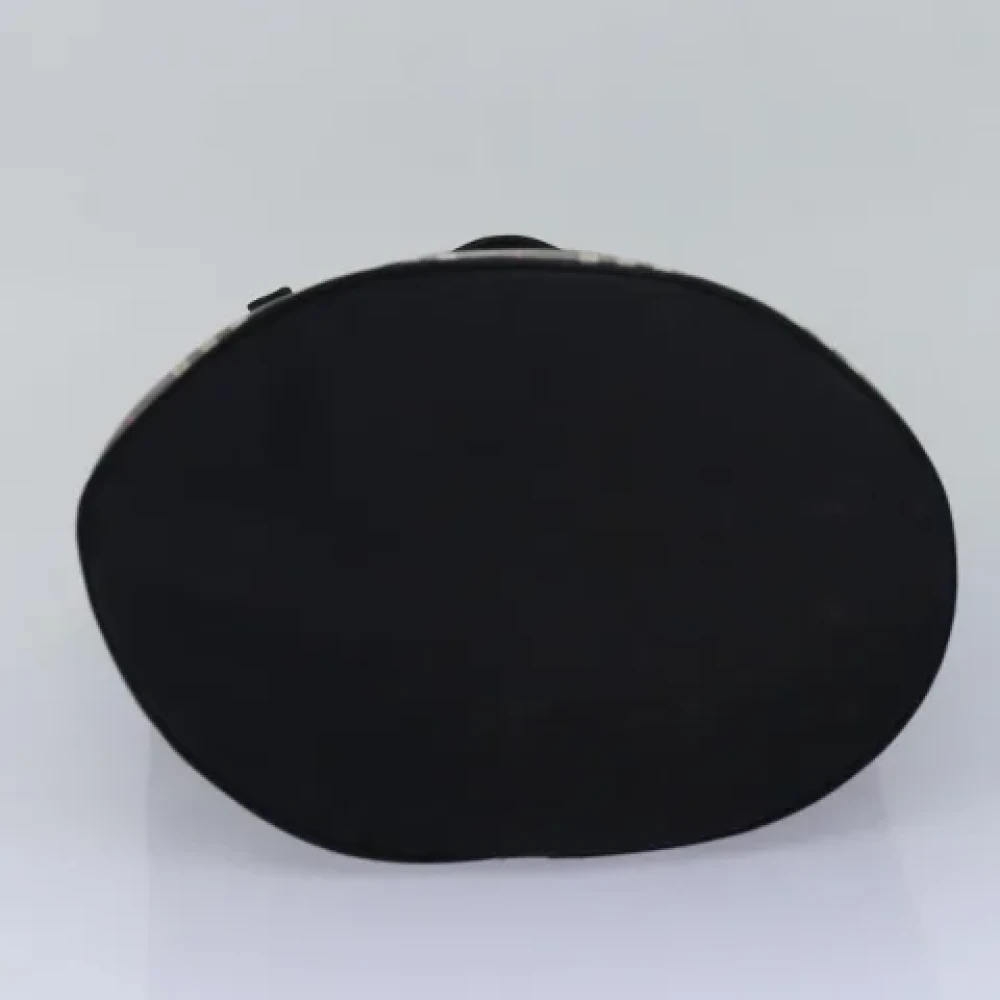 Burberry Vintage Pre-owned Fabric handbags Black Dames