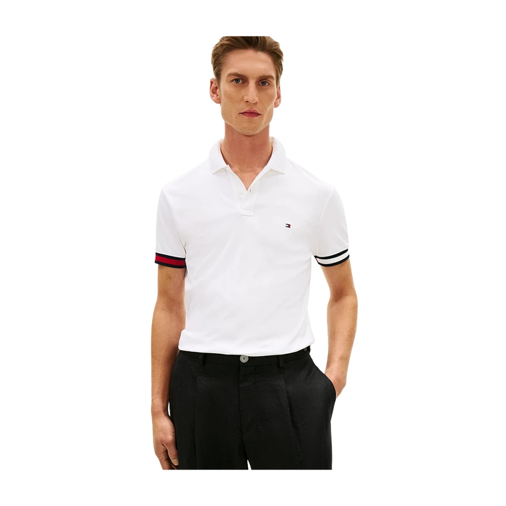 Tommy Hilfiger T-Shirts - Male - Polo Shirts - White - M - Tops