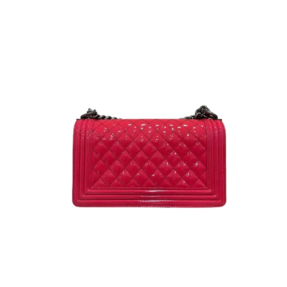 Chanel Vintage Pre-owned Leather chanel-bags Pink Dames