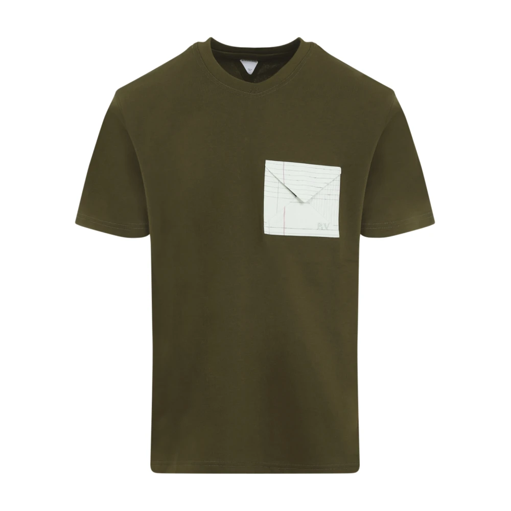 Bottega Veneta Groene T-shirts & Polos Aw24 Green Heren