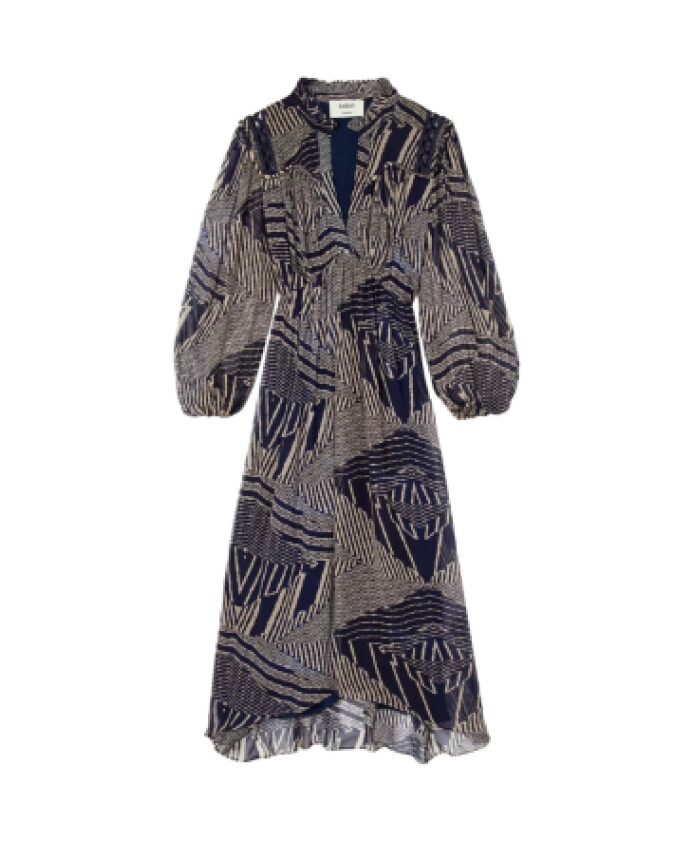 robe-longue-elegante-bleue