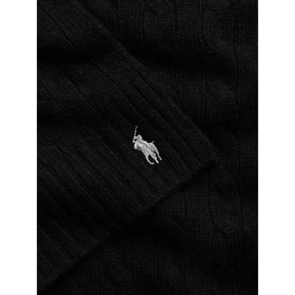 Polo Ralph Lauren Kasjmier Sjaal in Diverse Kleuren Black Dames