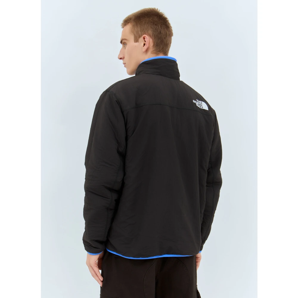 The North Face Omkeerbare Fleece Jas met Opstaande Kraag Black Heren