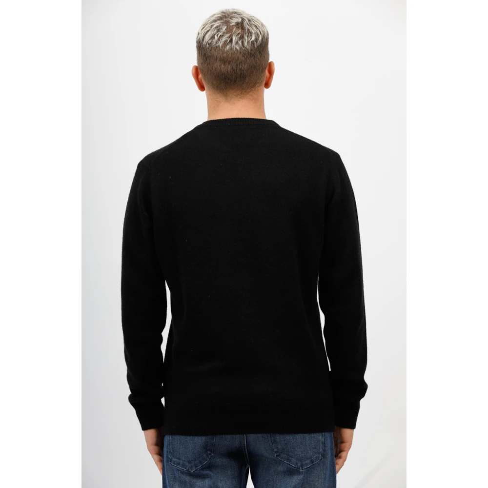 MC2 Saint Barth Geborduurde Vip Club Cortina Shirt Black Heren