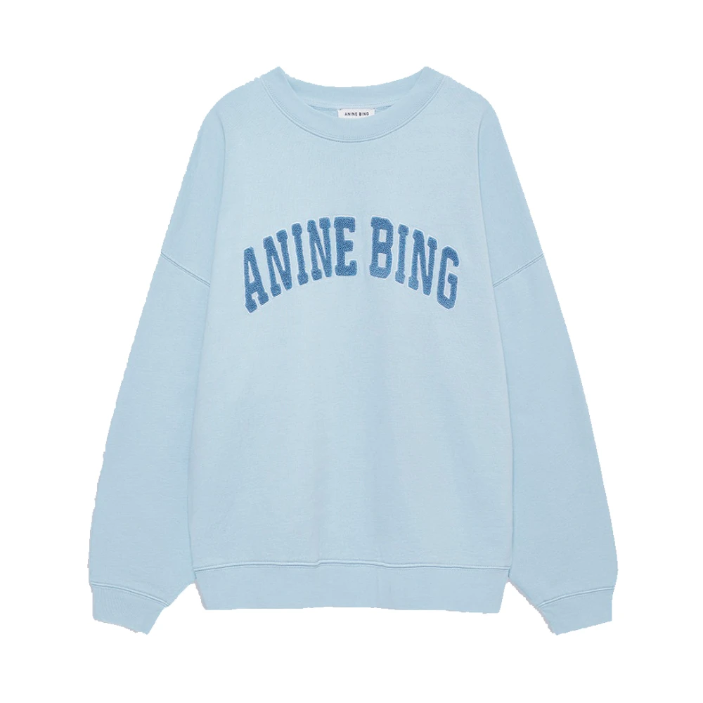 Anine Bing Women's Blue Sweatshirts, M, Miles Sweatshirt