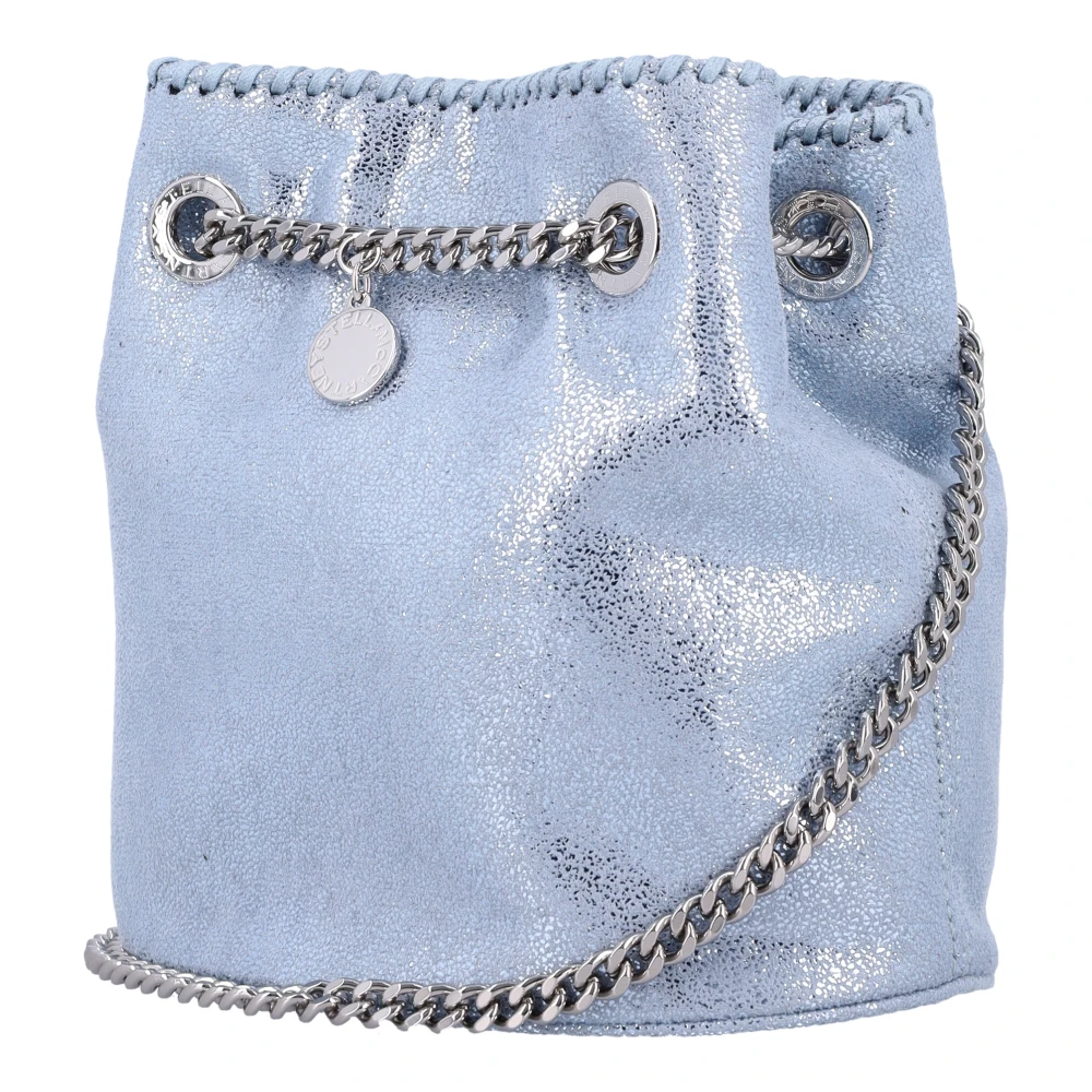 Stella Mccartney Mini Bucket Tas met Falabella Stijl Blue Dames