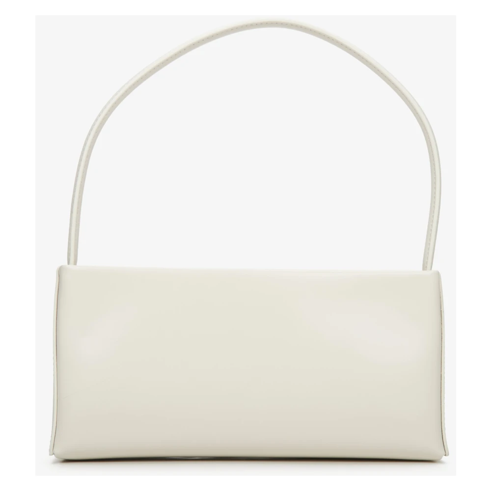 Estro Dames Licht Beige Leren Schoudertas Er00114446 Beige Dames