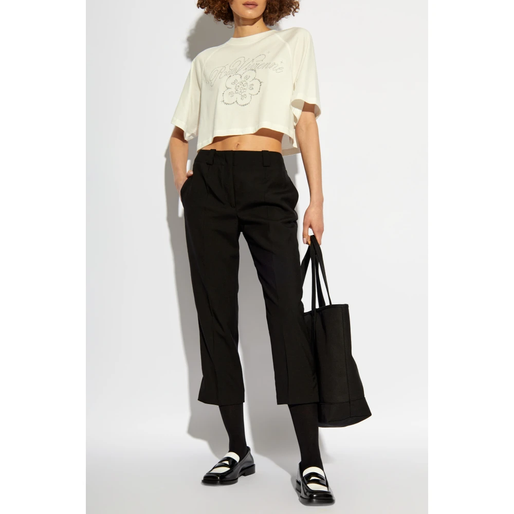 Kenzo Wollen broek Black Dames