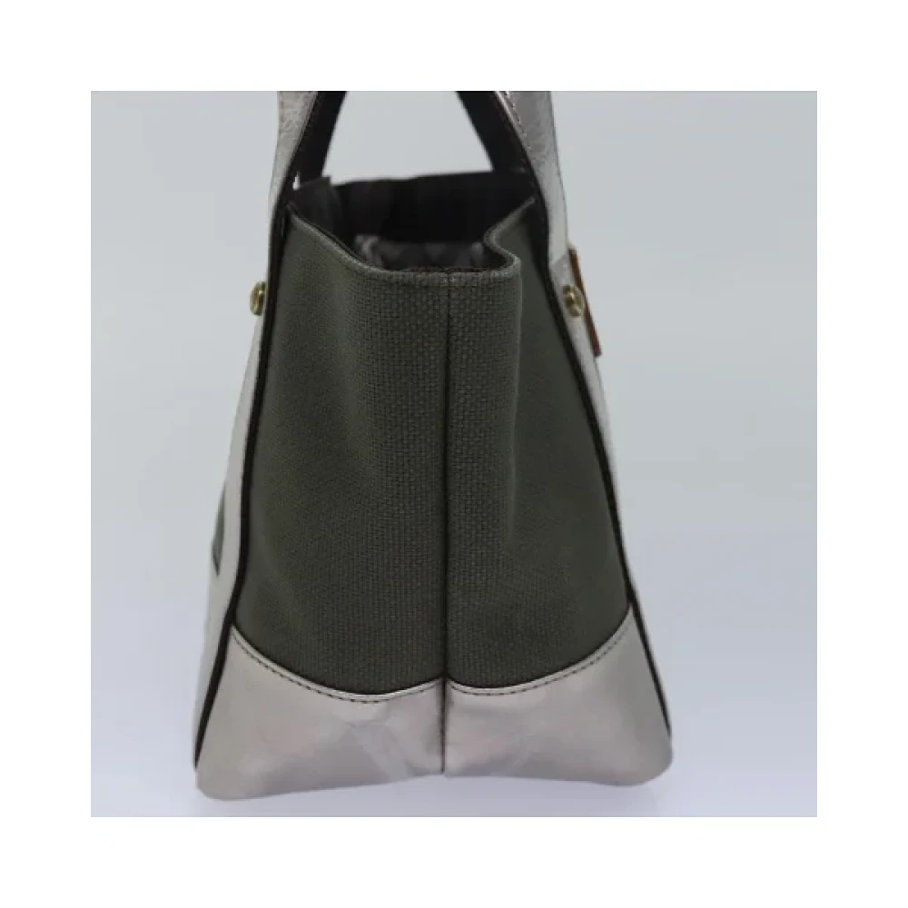 Burberry Vintage Pre-owned Canvas handbags Black Dames