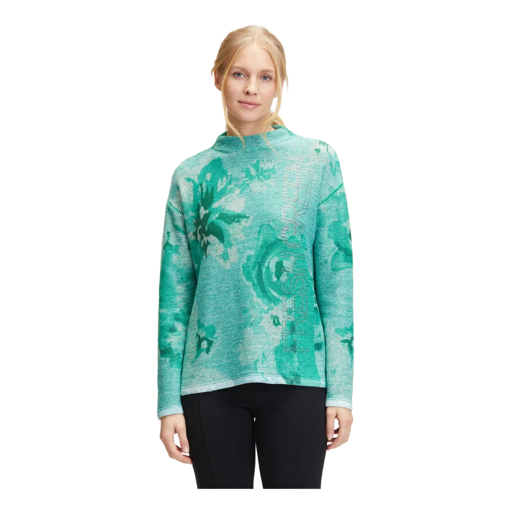 Betty Barclay Round-neck Knitwear Green Dames