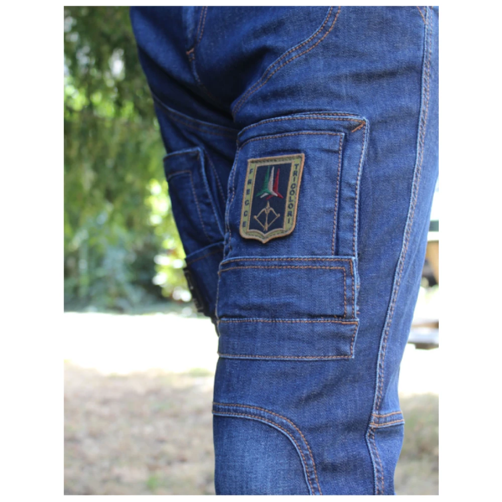 aeronautica militare Straight Jeans Blue Heren