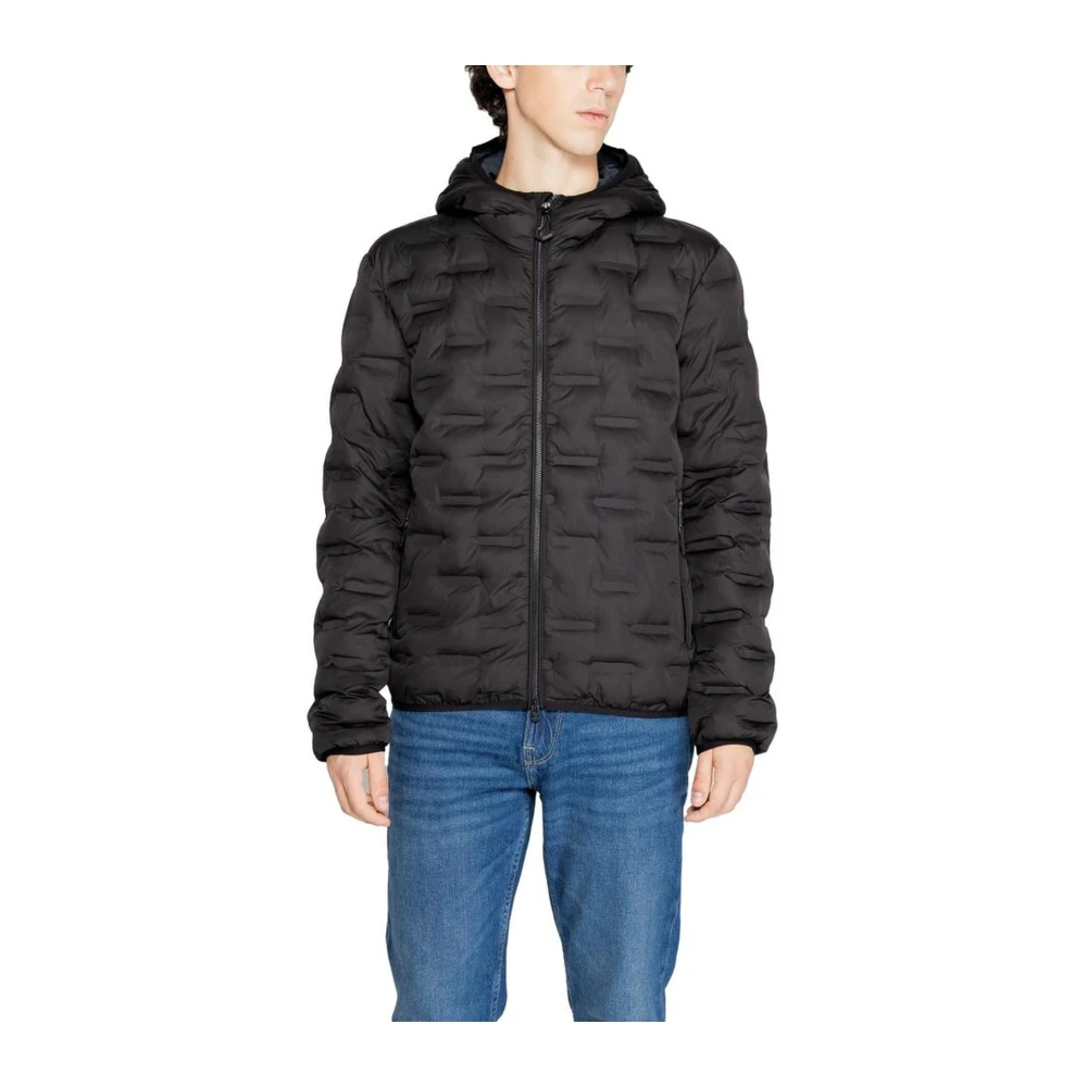 Replay polyester jas Black Heren