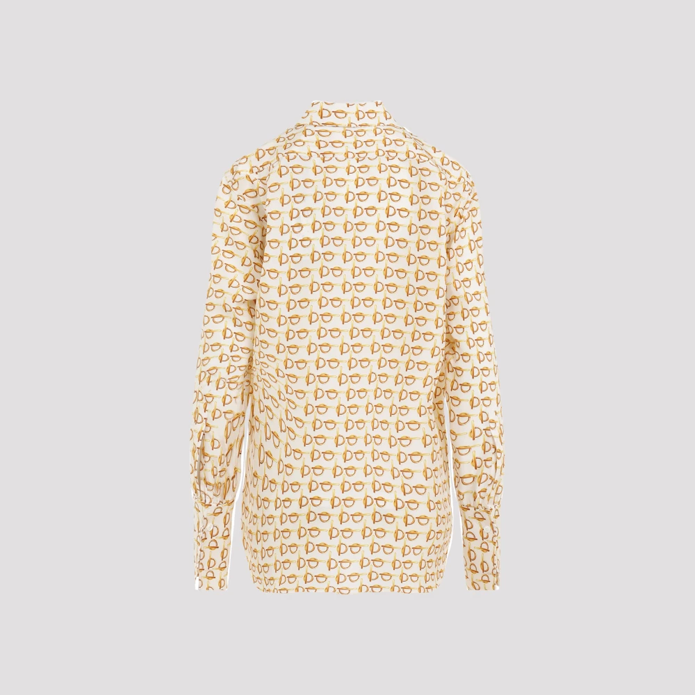 Burberry Neutrale Shirts Ss24 Beige Dames