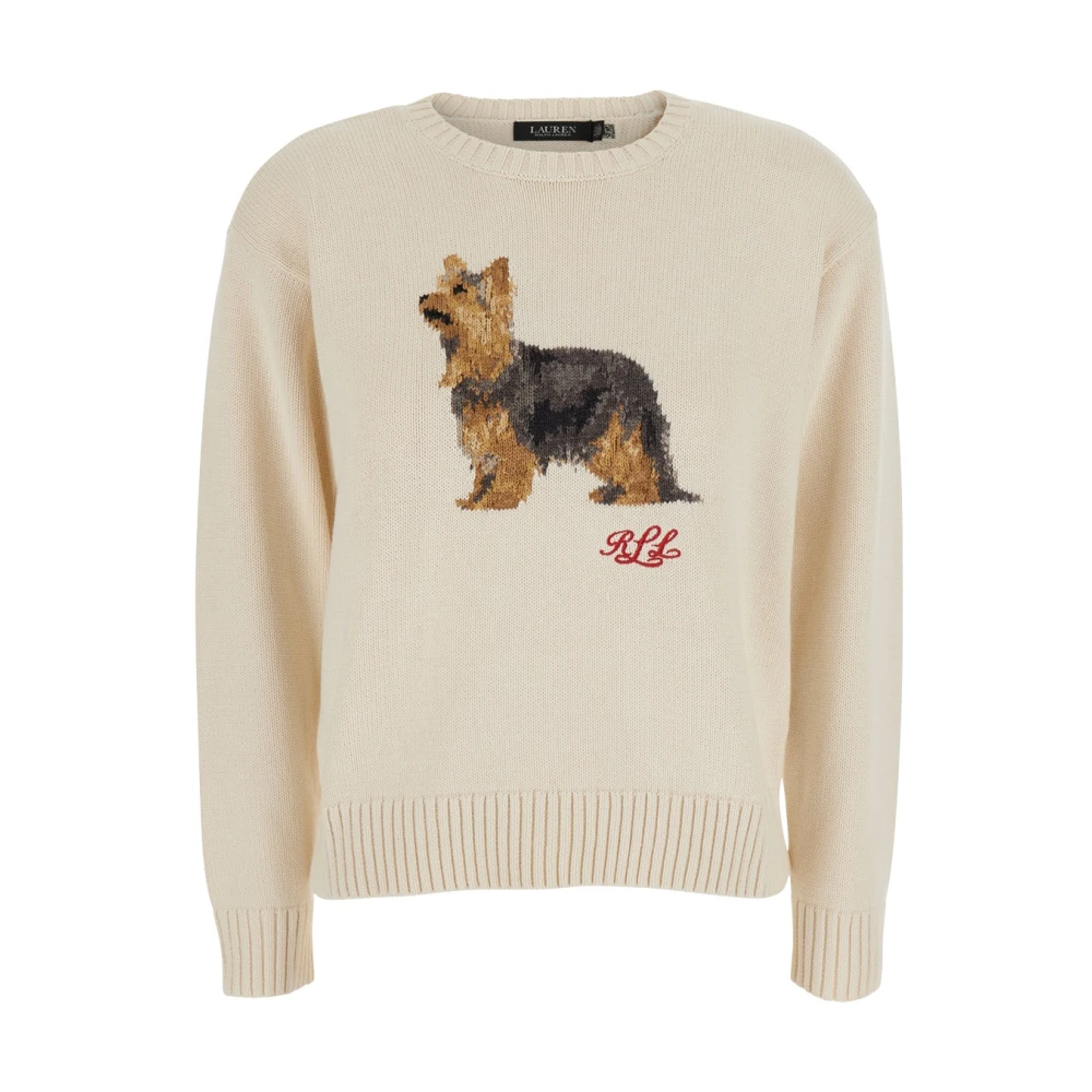 Ralph Lauren Donna Beige - Maglione Girocollo - Knitwear - S