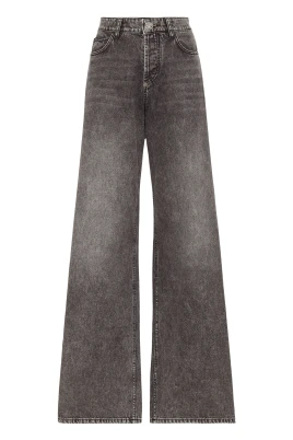 Stone Washed Denim 5-Pocket Byxor