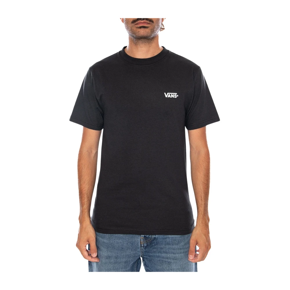 T-Shirt Vans New Left Chest Ss Tee Uomo Nero Piccolo - Immagine 4