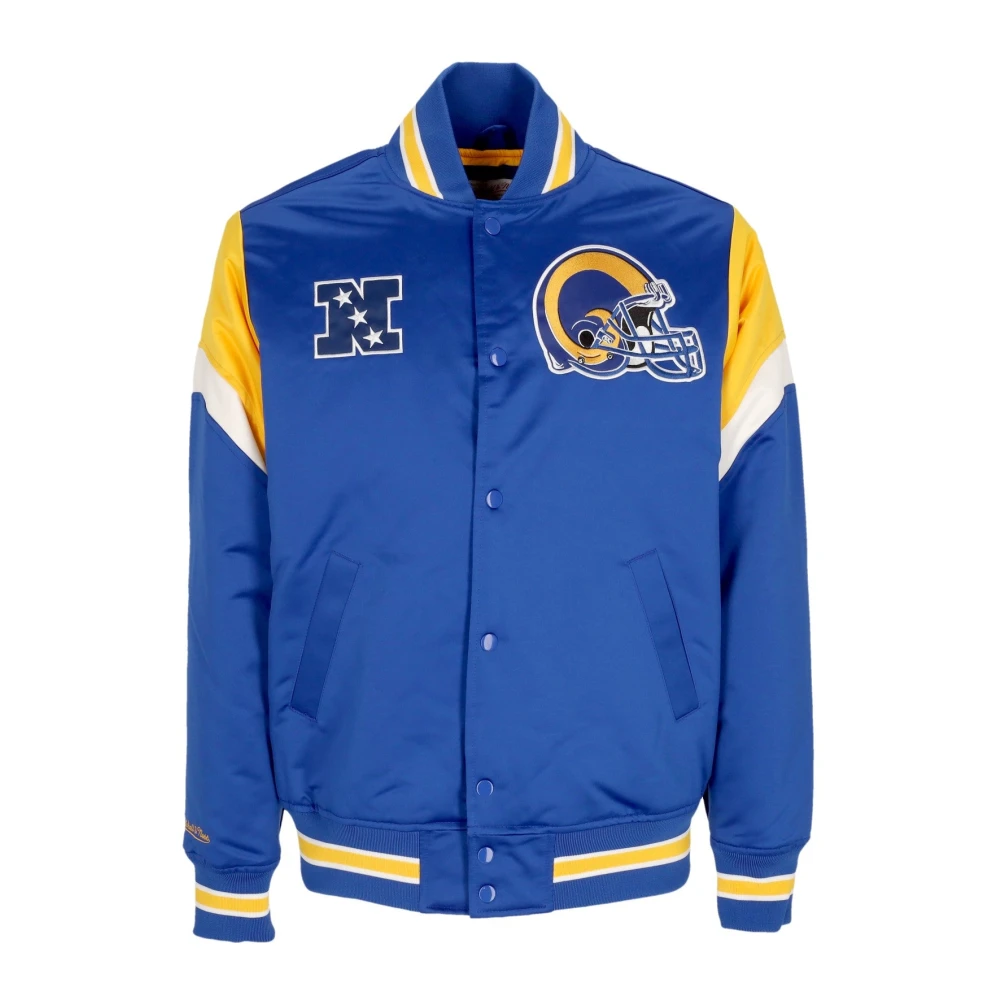 Mitchell & Ness NFL Losram Bomberjack Originele Teamkleuren Blue Heren