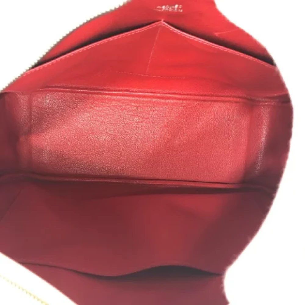 Hermès Vintage Pre-owned Leather shoulder-bags White Dames