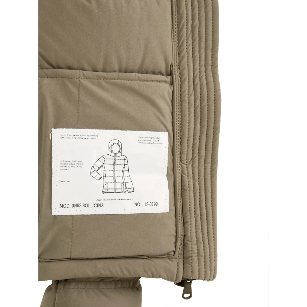 Aspesi Piumino Damesjas Bollicina Stijl Beige Dames