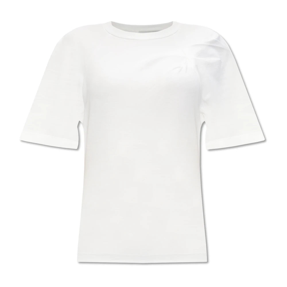 IRO Umae gedrapeerde T-shirt White Dames