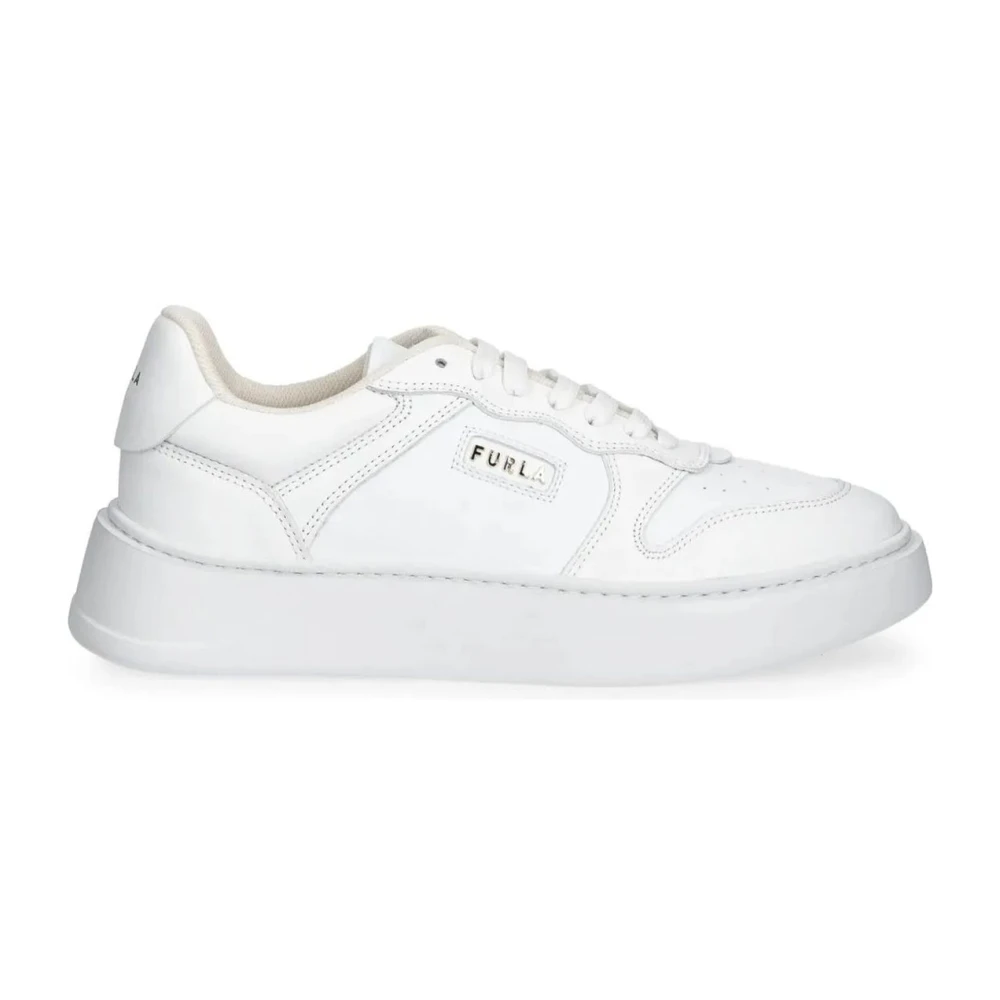 Furla Vetersneaker voor Vrouwen Dames Schoenen Beige
