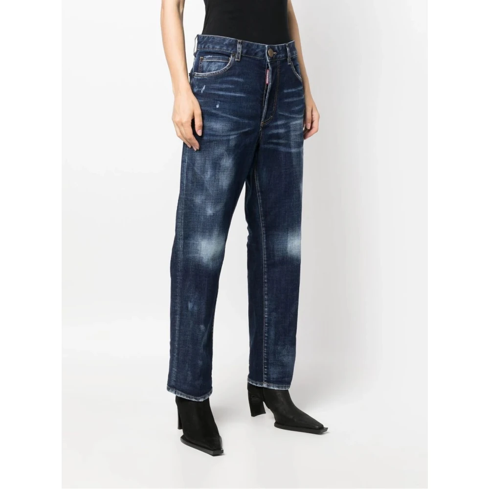 Dsquared2 Trousers Blue Dames
