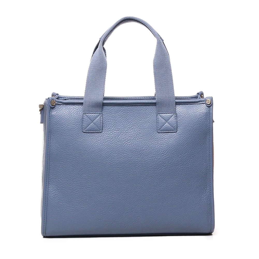 V73 Ecoleather Avion Blue Tas met Handvatten Blue Dames