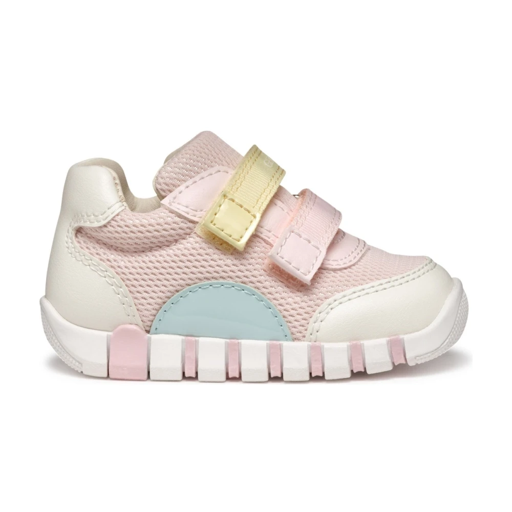 Geox Girls Pink Leisure Trainers For Active Kids - Kids Sneakers - 22 Eu - Kids