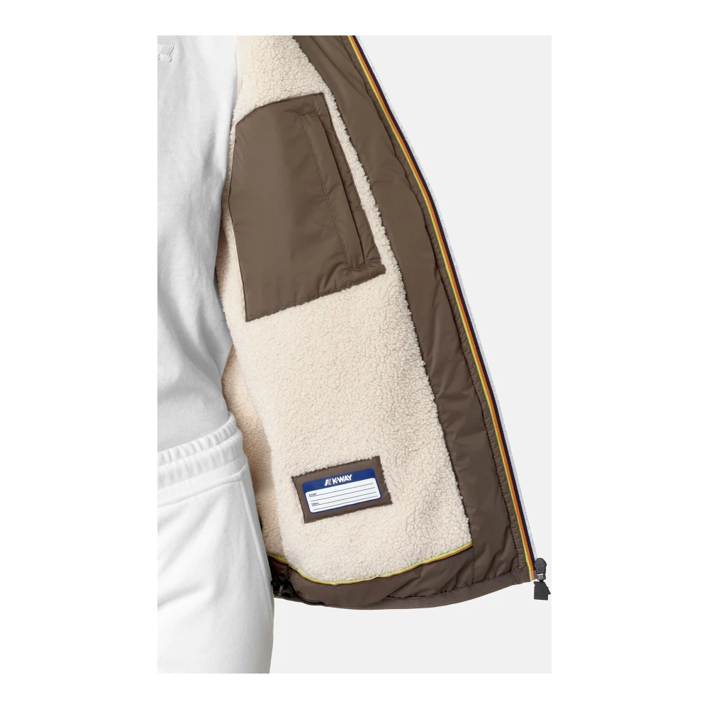 K-way Lichtgewicht Opvouwbare Jas Brown Heren
