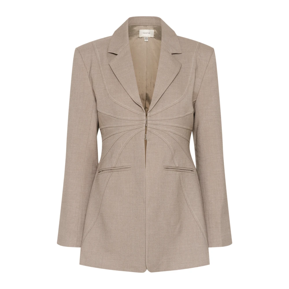 Gestuz - Jackets > Blazers - Gray - Gestuz - Modalova