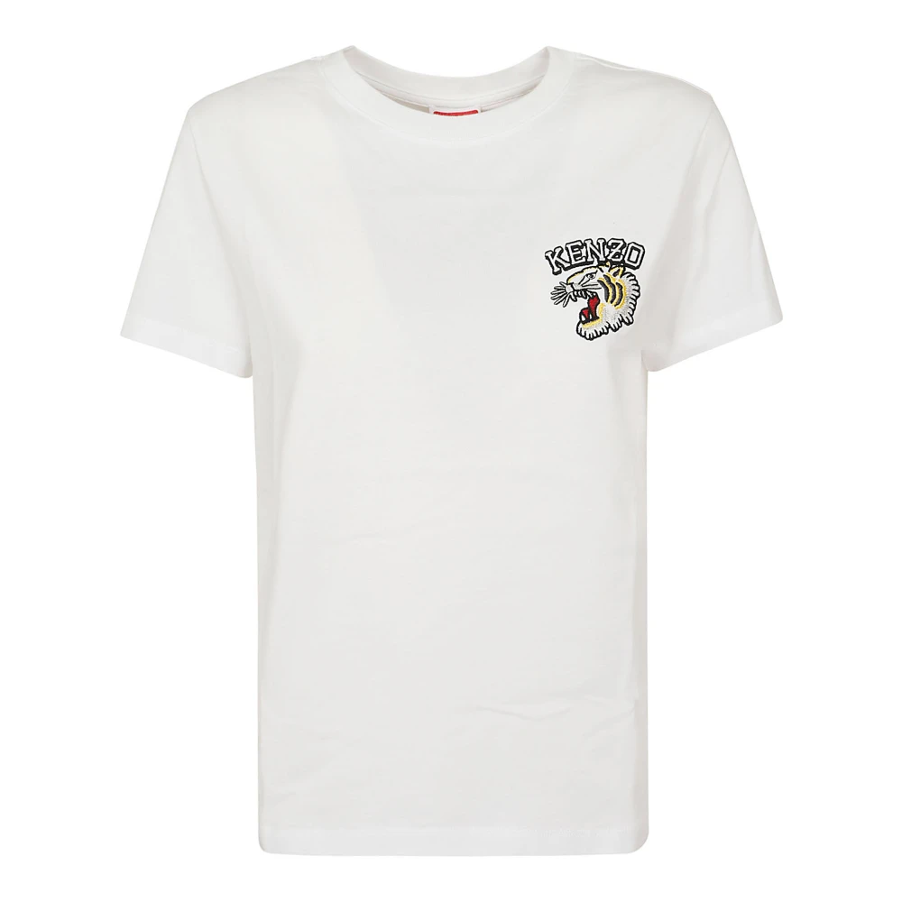 Kenzo Varsity Classic Tiger T-Shirt White Dames