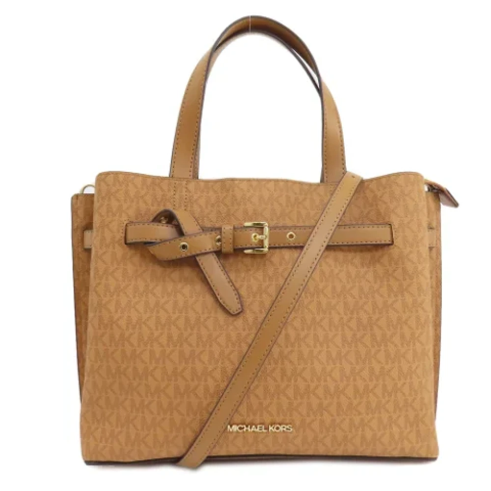 Michael Kors Pre-owned Plastic handbags Brown Dames