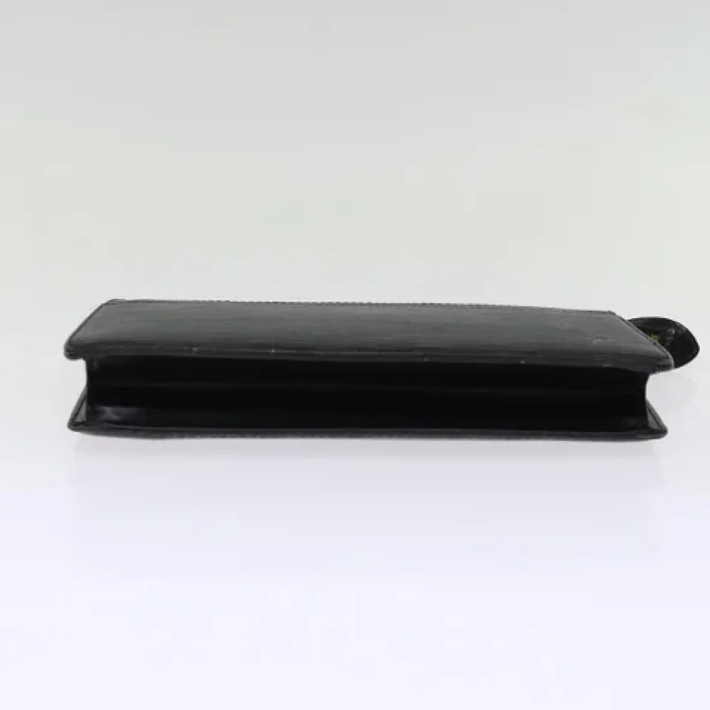 Louis Vuitton Vintage Pre-owned Leather clutches Black Dames