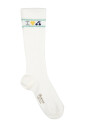chaussettes-terry-blanches-avec-imprime-cerise