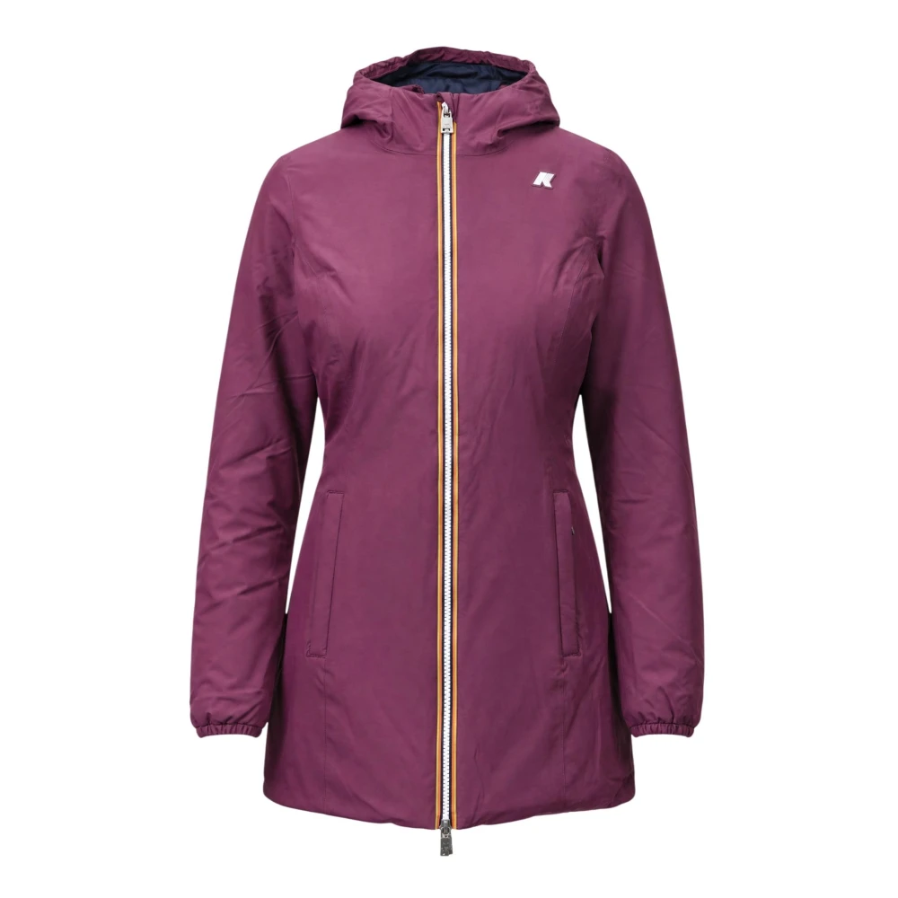 K-Way Donna Rosso - Denise St Warm Double Jacket - Coats - Xl