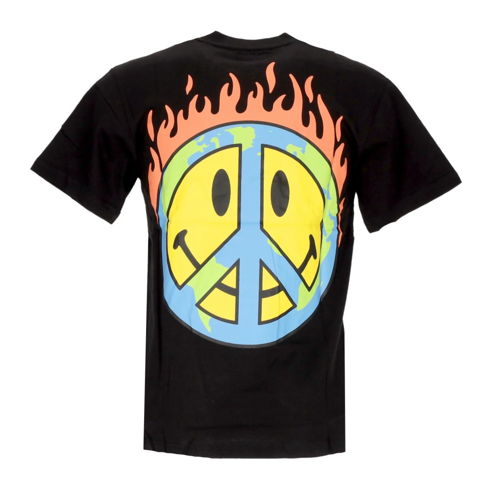 Market Aarde Op Vuur Smiley Tee Black Heren
